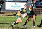 Promising hooker Will Clifton was a casualty from Forster-Tuncurry's 20-6 loss to Wingham. He sustained a lower leg injury. Picture Scott Calvin.